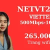 GÓI CƯỚC INTERNET VIETTEL NETVT2_H